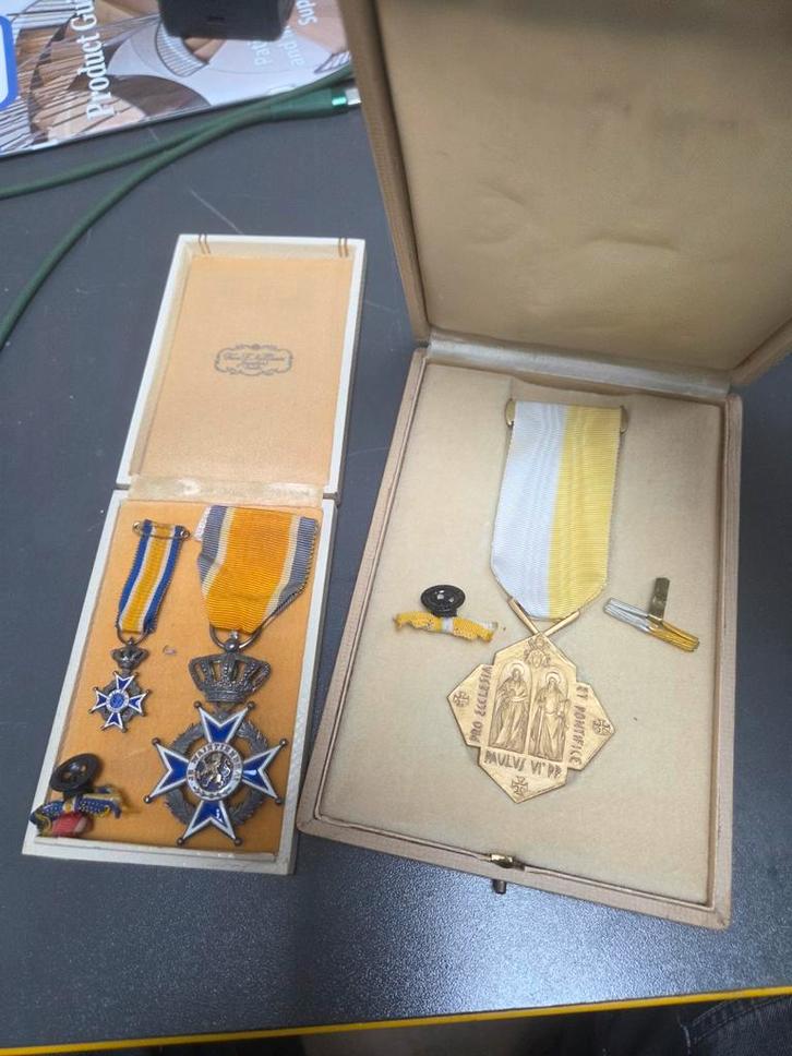 Orde van Oranje-Nassau set met pauselijke orde, Antiek en Kunst, Antiek | Goud en Zilver, Ophalen