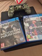 Playstation 4 Slim - 1 controller 2 games, Ophalen, Zo goed als nieuw, Met 1 controller, Slim