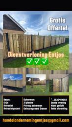 Beton schutting gratis offerte!, Tuin en Terras, Schuttingen, Ophalen, Dienstverlening entjes, Minder dan 3 meter, Nieuw