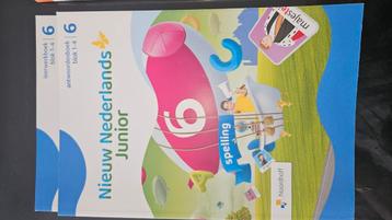Nieuw Nederlands Junior gr 6 leerwerk- en antwoordenboeken beschikbaar voor biedingen