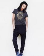 Rabens Saloner zwarte suede broek relaxed model mt S, Ophalen, Zwart, Rabens Saloner, Maat 36 (S)