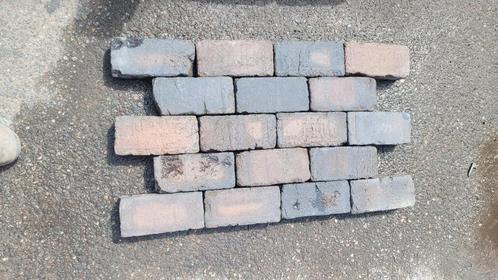 Oud gebakken klinker Brandblauw, Tuin en Terras, Tegels en Klinkers, Gebruikt, Klinkers, Keramiek, 10 m² of meer, Ophalen of Verzenden