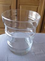 grote zware glazen vaas, Overige kleuren, Ophalen of Verzenden, Minder dan 50 cm, Glas