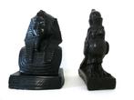 2 Egyptische beelden van de Farao Toetanchamon en Horus, Ophalen of Verzenden