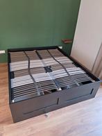 Bed ikea brimnes 200*180 incl lattenbodem, Huis en Inrichting, Slaapkamer | Bedden, Ophalen, Gebruikt, Wit, Tweepersoons