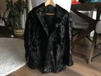 Vintage bontjas jaren 30, Kleding | Dames, Jassen | Winter, Maat 38/40 (M), Voss bontzaak, Zwart, Ophalen of Verzenden