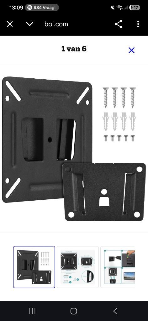 Tv beugel nieuw, Ophalen of Verzenden, Nieuw