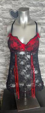 sexy lingerie jurkje M, Hunkemöller, Ophalen of Verzenden, Rood, Nachtkleding