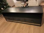 TV meubel zwart staal, Huis en Inrichting, Kasten | Televisiemeubels, Ophalen, Zo goed als nieuw, 25 tot 50 cm, Minder dan 100 cm