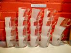 Douwe Egberts Senseo glazen koffie mokken nog 10 stuks over., Ophalen of Verzenden, Gebruikt, Gebruiksvoorwerp