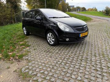 Opel Corsa 1.2 16V 5D  Zwart MET NIEUWE APK beschikbaar voor biedingen