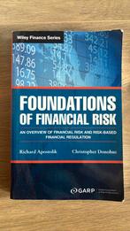 Foundations of financial risk 9781119098058, Nieuw, Richard Apostolik, Christopher Donohue, Ophalen of Verzenden, WO