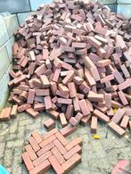 Rode Dikformaat Klinkers - 40m2+, Gebruikt, Klinkers, Ophalen of Verzenden, 10 m² of meer