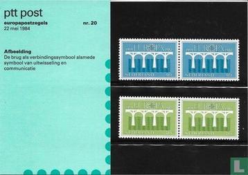 Postzegel mapje M20 Europazegels 1984
 beschikbaar voor biedingen