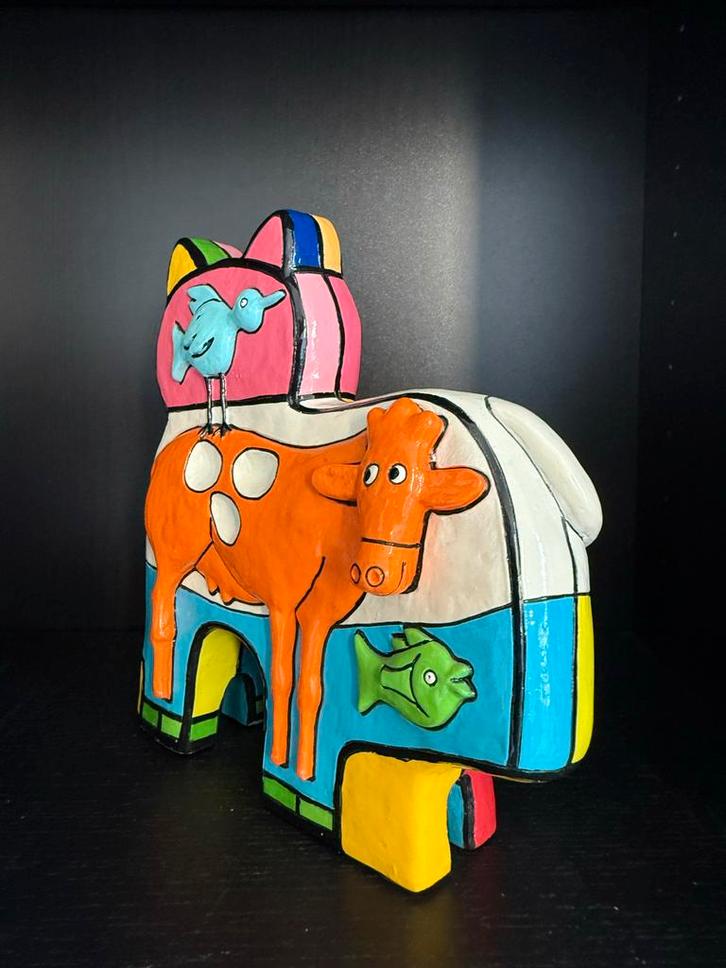 Joop Hansen - Cat / Fantasy Head - Nr. 172/250, Antiek en Kunst, Kunst | Designobjecten, Ophalen of Verzenden