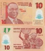 NIGERIA 2021 10 naira #39l UNC polymer, Postzegels en Munten, Bankbiljetten | Afrika, Verzenden, Nigeria