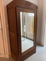 Antieke houten spiegeldeur kast, Antiek en Kunst, Antiek | Meubels | Kasten, Ophalen