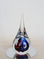 Glasobject Presse-papier Paperweight Druppel Ozzaro, Antiek en Kunst, Antiek | Glas en Kristal, Ophalen of Verzenden