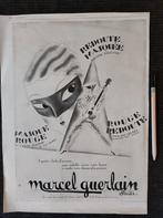 Marcel Guerlain advertentie uit 1929, Ophalen of Verzenden, Gebruikt, Overige typen