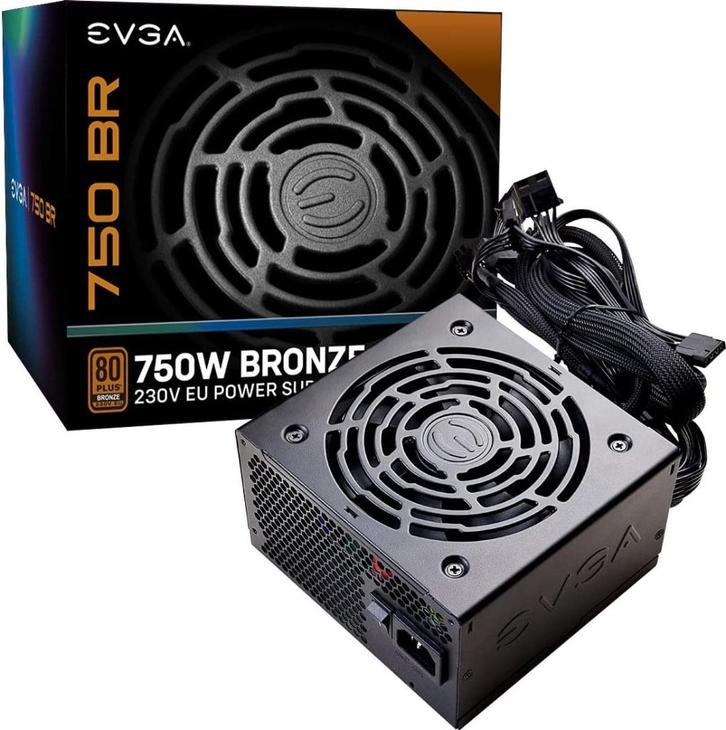 EVGA 750BR PSU, Computers en Software, Interne voedingen, Ophalen of Verzenden