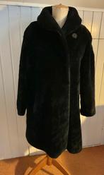 Zwarte bontjas 42 DAMO, Kleding | Dames, Ophalen of Verzenden, Zo goed als nieuw, Zwart