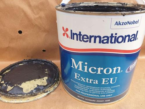 Antifouling International Micron Extra EU, 2,5L, zwart, Watersport en Boten, Accessoires en Onderhoud, Nieuw, Verven, Ophalen of Verzenden