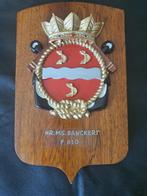 wapenschildje Banckert 1, Verzamelen, Militaria | Algemeen, Embleem of Badge, Nederland, Ophalen of Verzenden, Marine