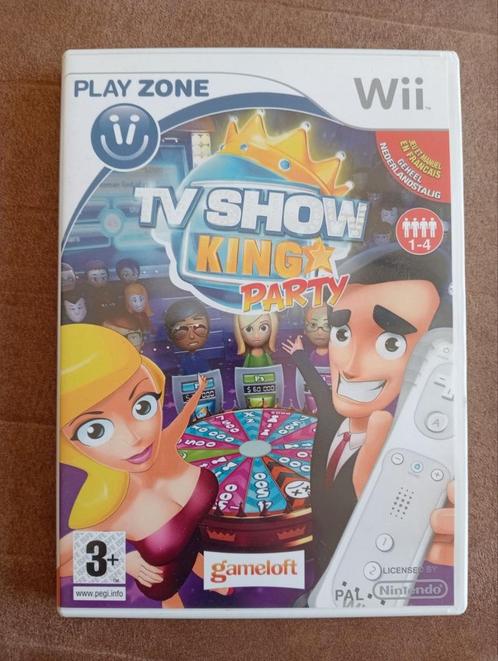 TV SHOW KING PARTY, Spelcomputers en Games, Games | Nintendo Wii, Zo goed als nieuw, Vanaf 3 jaar, Ophalen of Verzenden
