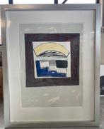 Abstract | Ingelijste zeefdruk, Antiek en Kunst, Kunst | Litho's en Zeefdrukken, Ophalen