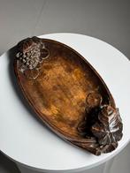 Franse Handgesneden schaal vintage, Ophalen