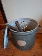 Zinken weckketel met thermometers, Ophalen, Gebruikt, Overige materialen