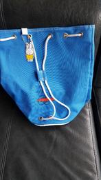 Vintage Nijntje zwemtas, gymtas, rugtas, blauw canvas. 6B11, Sieraden, Tassen en Uiterlijk, Tassen | Schooltassen, Tweedehands verkoop