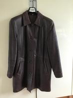 Leren Jas met karakter mt 40/42 donkerbruin, Ophalen of Verzenden, Maat 42/44 (L), Bruin