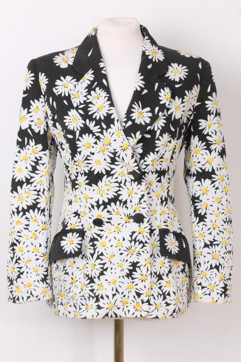 Gebloemd jasje van Moschino maat 42 (IT. 46), Kleding | Dames, Jasjes, Kostuums en Pakken, Zo goed als nieuw, Jasje, Maat 42/44 (L)