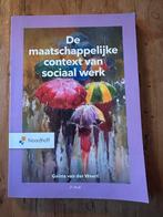 De maatschappelijke context van sociaal werk, Boeken, Ophalen of Verzenden, Gamma, Zo goed als nieuw, HBO