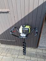 Benzine Grondboor te huur - Zipper, Tuin en Terras, Ophalen of Verzenden, Gebruikt, Benzine, Zipper