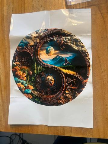 CraftHub Houten Legpuzzel - Yin Yang A5 beschikbaar voor biedingen