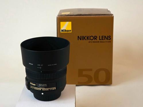 Nikon AF-S NIKKOR 50mm f/1.8G, Audio, Tv en Foto, Fotografie | Lenzen en Objectieven, Zo goed als nieuw, Standaardlens, Ophalen of Verzenden