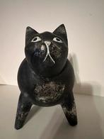 Spaarpot kat, gemaakt van hout, Ophalen of Verzenden, Zo goed als nieuw, Dier