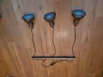 industriele hanglamp, Huis en Inrichting, Lampen | Hanglampen, Ophalen, Gebruikt, Metaal, 75 cm of meer