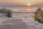 Strand afgang Sunset Beach fotobehang, Fotobehang4you, Verzenden, Minder dan 10 m², Romantisch, strand, zee, zonsondergang