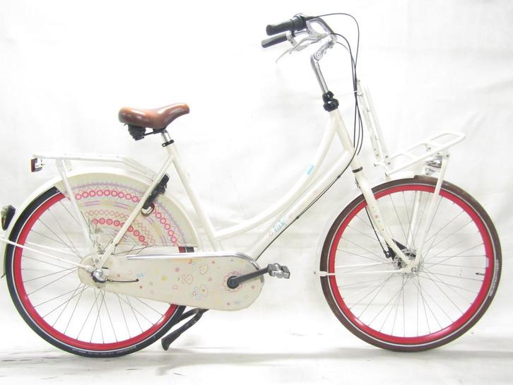 Cortina Lief wit dames 57cm 28inch, Fietsen en Brommers, Fietsen | Dames | Damesfietsen, Gebruikt, Overige merken, Versnellingen