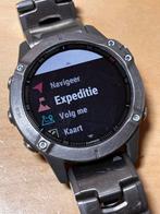 Garmin Fenix 6 Saffier Titanium 47mm (GPSinrilnr-110), Info@gpsinruil.nl, Garmin, Ophalen of Verzenden, Waterdicht