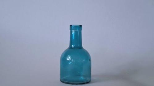 Fles blauw p/st, Huis en Inrichting, Woonaccessoires | Overige, Nieuw, Ophalen of Verzenden