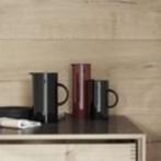 Stelton Thermoskan - 1 l - Zwart, Caravans en Kamperen, Ophalen of Verzenden, N, N, N