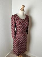 King Louie maat L rode geruite mona jurk retro 2744, Maat 42/44 (L), Ophalen of Verzenden, Zo goed als nieuw, Knielengte