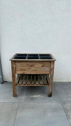 Moestuintafel incl 6 bakken, Ophalen, Gebruikt, Kweekbak