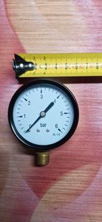 Drukmeter tot 6 bar., Doe-het-zelf en Verbouw, Compressors, 100 liter of meer, Ophalen of Verzenden, Zo goed als nieuw, Minder dan 200 liter/min