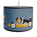 Hanglamp Kinderlamp Lamp Raceauto Race Blauw ANNIdesign, Ophalen of Verzenden, Nieuw, Lamp