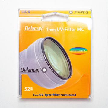 Delamax 52mm UV filter - nieuw in doosje - beschikbaar voor biedingen